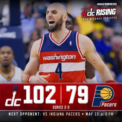 hannazdanowska - Go Wizards Go !!! 31 punktów, 16 zbiórek ! Marcin Gortat rządzi ! #l...