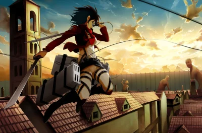 Morimasa - #randomanimeshit #shingekinokyojin #attackontitan #mikasaackerman #titan #...