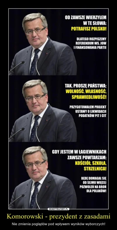 heniu85 - Tak, proszę Państwa. #wybory #wyboryprezydenckie2015 #komorowski