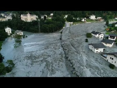Nemezja - #kataklizmy #natura #osuwisko 
Osuwisko w Szwajcarii: „Niespotykany rodzaj...