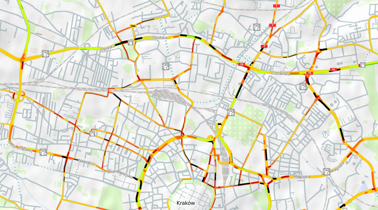 mapa samochodowa polski korkowo pl fotoradary i korki Nareszcie czuć wakacje. #krakow   goferek   Wykop.pl