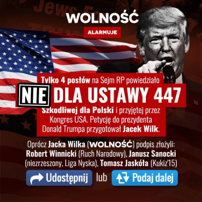 MattJedi - Tylko 4 posłów na Sejm RP podpisało list protestacyjny do prezydenta Trump...