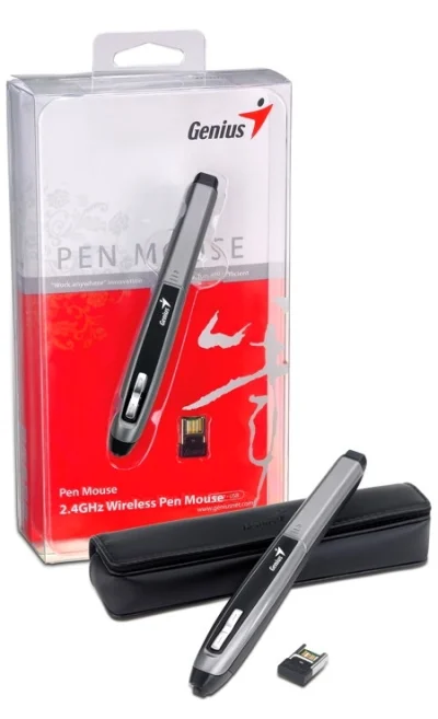 chato - #gadget: Genius Pen Mouse http://pclab.pl/news43947.html - za takie pieniądze...