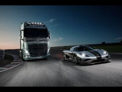 Publius - Koenigsegg One vs Volvo FH, jaram sie 

#volvo #koenigsegg #volvomasterra...