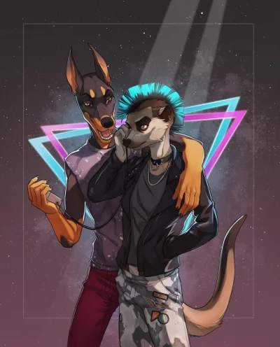 Etykieta - Jest też i newretrowave #furry !