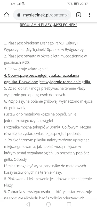 ToFawnCat - @Aigre: z tego co kojarzę to tylko grille można, w regulaminie plaży i po...