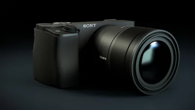 Izeer - No i jest, model 3D mojego aparatu, Sony A6300. Więcej renderów na ArtStation...