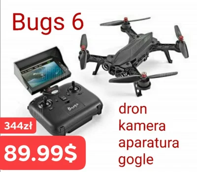 sebekss - Tylko 89.99$ [ok 344zł] za świetnego drona MJX Bugs 6 full Combo❗
Zestaw t...