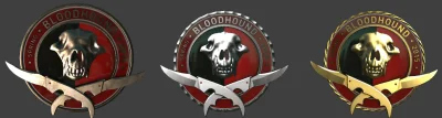Cin - Jakbyście się zastanawiali jak wyglądają wszystkie żetony operacji Bloodhound t...