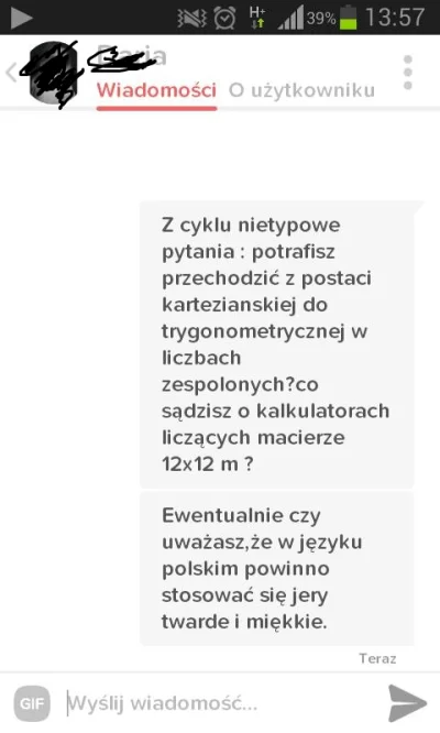 glusiu - pewnie znów mój podryw się nie uda : ( 

#tinder #podrywajzwykopem #przegr...