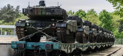AnarchiX - Doszło do nas 28 nowych czołgów Leopard 2A5 niestety bez folii, więc nie m...