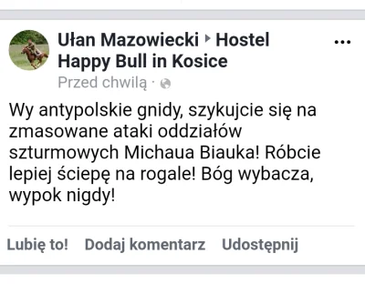 ulan_mazowiecki - Już jeden durny coś im namazał.