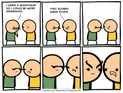 P.....f - chciałbym tak ;D

#explosm #cyanideandhappiness