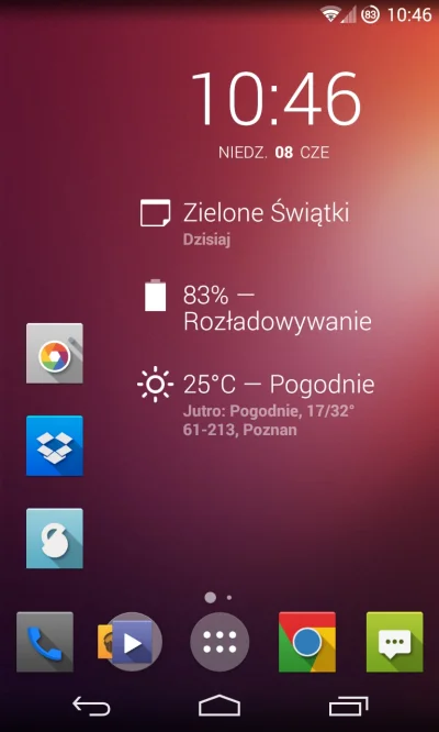 Fauler - DashClock + Nox Icon Pack + Tapeta Ubuntu

#pokazpulpit #android #nexus #nex...