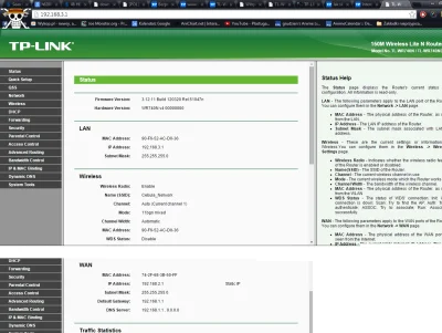 Topher - Ktoś widzi co mam źle skonfigurowane ? Internet multimedia, router tplink wr...