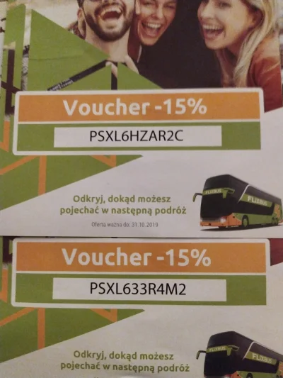 JogurtMorelowy - 2 vouchery na Flixbusa do oddania.
#rozdajo #flixbus #polskibus