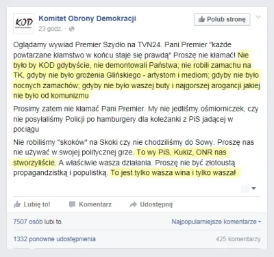 LaPetit - KOD przyznaje, że gdyby nadal rządziła Platforma Obywatelska to nigdy by ni...