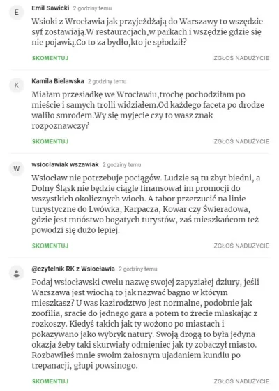 RozkalibrowanaTurbopompa - Komentarze na Gazecie Wrocławskiej pod każdym wpisem w tem...