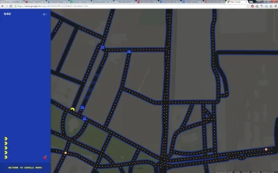 Pinek - Pacman w guglu. 

#pacman w #google #maps #primaaprilis
