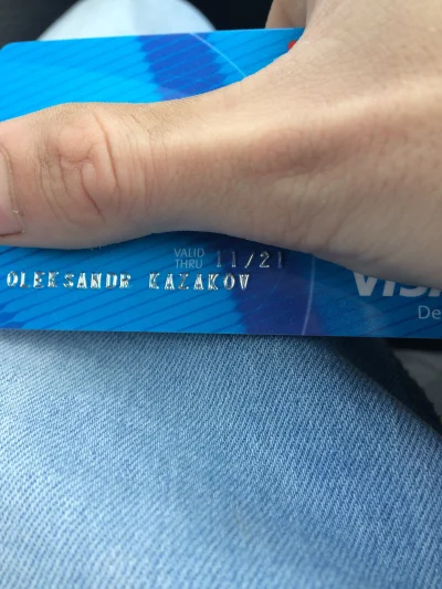 kiera1 - Ukrainiec dał mi swoją kartę z pinem, bym sprawdził mu stan konta. 

Ciekawe...