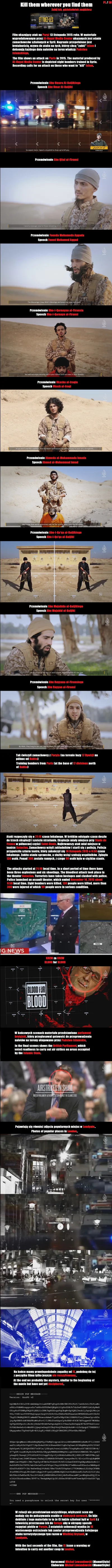 MamutStyle - Sekcji medialna ISIS, Al-Hayat Media Center, opublikowała dzisiaj wideo ...
