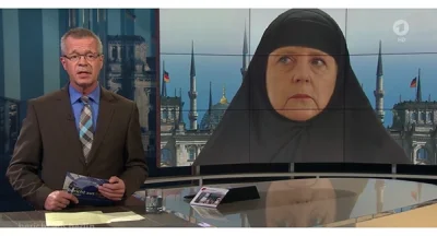 julasck - Zdjęcie Angeli Merkel w niemieckiej publicznej telewizji ARD - jakoś tam ni...