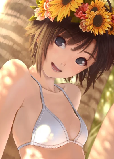 kedzior1916 - #randomanimeshit #idolmaster #makotokikuchi #nekopuchi #swimsuit @Szlom...