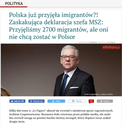 rzep - Co to za gwałt na logice? Nielegalni imigranci z zasady nie są "przyjmowani", ...