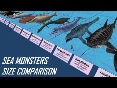 AlvarezCasarez - A tu ciekawe porównanie wielkości "morskich potworów"