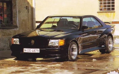 autogenpl - Z garażu Sylvestra Stallone: Mercedes-Benz 500 SEC z 1985 roku po pierwsz...