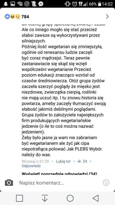 dondon - Wegetarianizm to żydowski spisek. Przyznać się, który to napisał bo brzmi ja...