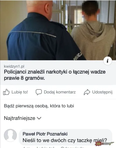 ZeT_ - Gratulacje dla polskiej policji, następny przestępca schwytany
#policja #narko...