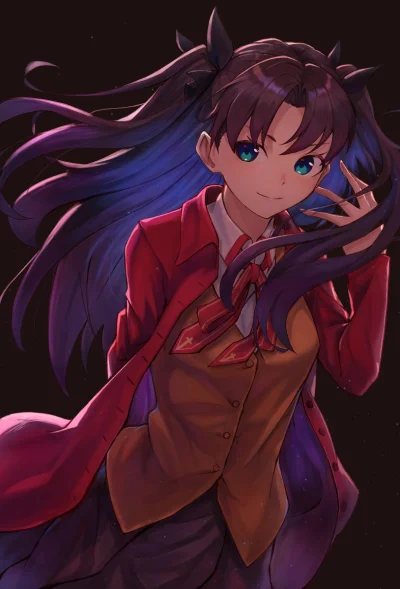 l.....f - #randomanimeshit #fate #fatestaynight #rintohsaka #tohsakarin #anime #pixiv...