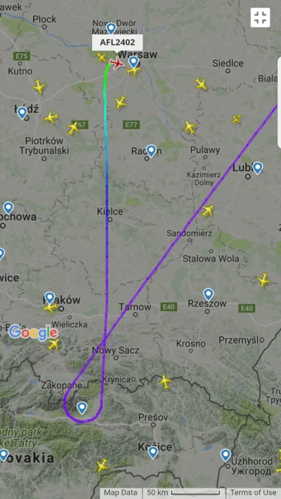 eltosteron - Aeroflot lecący z Moskwy do Rzymu zawraca do Warszawy. Powodem chory na ...
