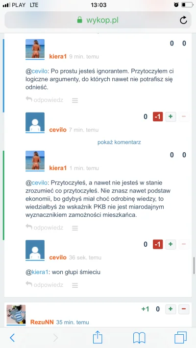 kiera1 - @cevilo: Pięknie się skompromitowałeś, aż zrobiłem screenshot twojej wypowie...