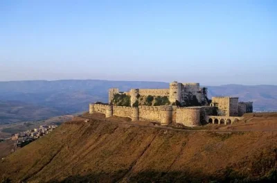 kono123 - Krak des Chevaliers "zamek rycerzy" znajduje się w zachodniej części Syrii....