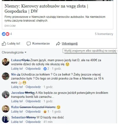 kelso123 - fejsbukowy profil DW(Polska) wyświetlił artykuł o tym że zaczyna brakować ...