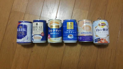 The_Pelek - W #japonia piją herbatę z mlekiem w puszce.