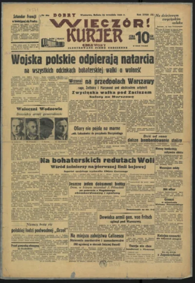 takitamktos - 23 września 1939 roku.

W Wożuczynie gen. dyw. Stefan Dąb-Biernacki r...