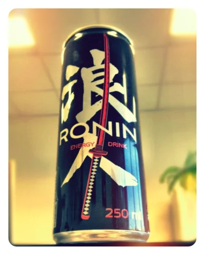 chato - #tiger: Ronin energy drink. Ciekawe kiedy trafię na energetyzującego Samuraja...