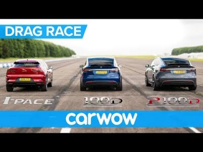 L.....m - Jaguar I-Pace vs Tesla Model X 100D & P100D - DRAG RACE

Pozamiatane.

...