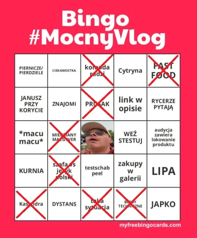 PatoPaczacz - Ulane Bingo 108! Dziś słabo, 8 haseł trafionych i brak bingo. Wyniki:
...