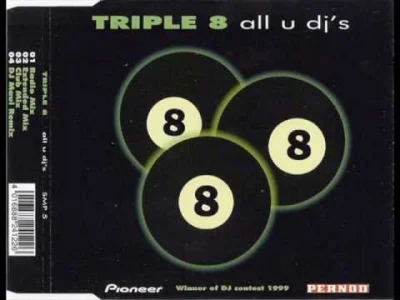 tasiorowski - To ktoś pamieta?

Triple 8 - All U DJ's
#elektroniczna2000