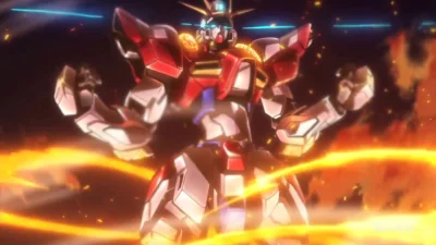 80sLove - 1. odcinek anime Gundam Build Fighters Try - wielkie mecha porno czas zaczą...