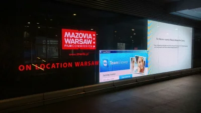 hejtrick - Team viewer potrafi zrobić sobie reklamę ;) #metro #Warszawa #reklama