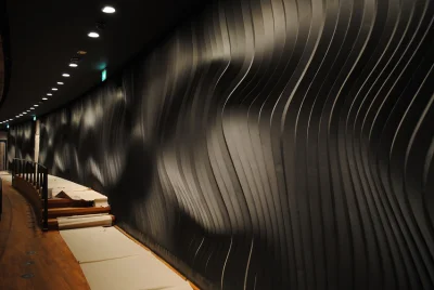 klantik - Ściany wewnątrz głównej sali koncertowej w budowanej nowej siedzibie NOSPR-...