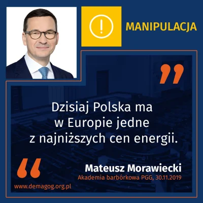 DemagogPL - @DemagogPL: Czy Polska ma jedne z najniższych cen energii w Europie?

S...