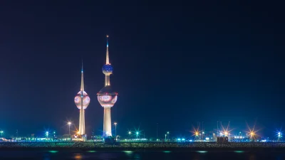 kelois - Kuwait Towers - 187 metry, otwarcie w 1979 roku, koszt 16,450,000 USD
archi...