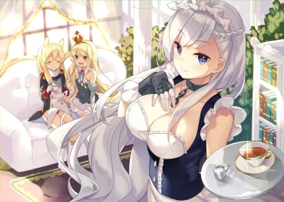 bakayarou - #randomanimeshit #azurlane #belfast #warspite #queenelizabeth #oppai #pan...