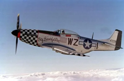 N.....h - #aircraftboners #p51
 Dobry z założenia, stał się świetny z powodu sprzyjaj...